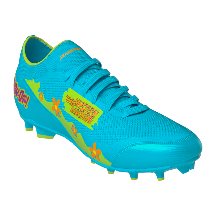 Scooby-Doo Mystery Machine Football Cleats - Velocity 3.0 by Phenom Elite