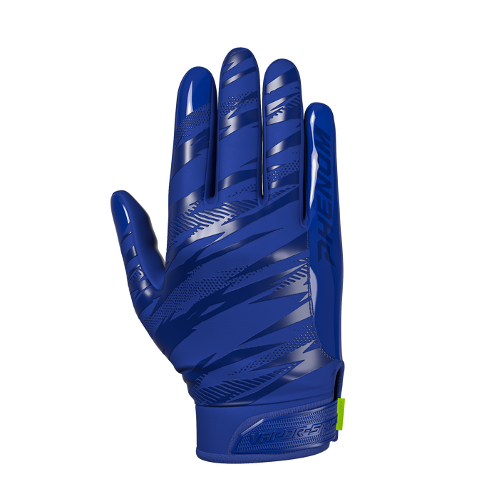 Red and blue football gloves shop