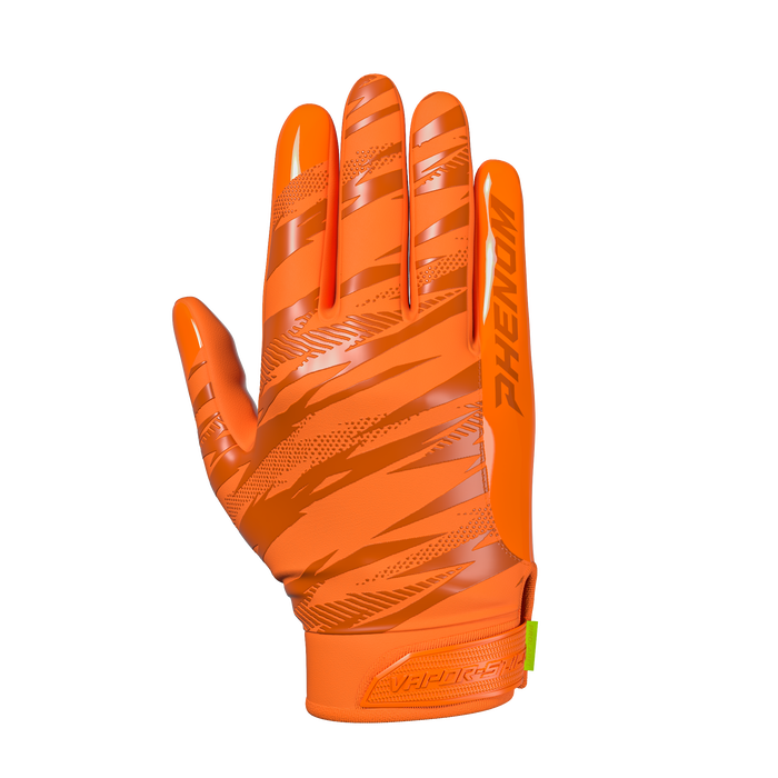 Phenom Elite Orange Football Gloves VPS4 Pro Label Edition Rocksolid