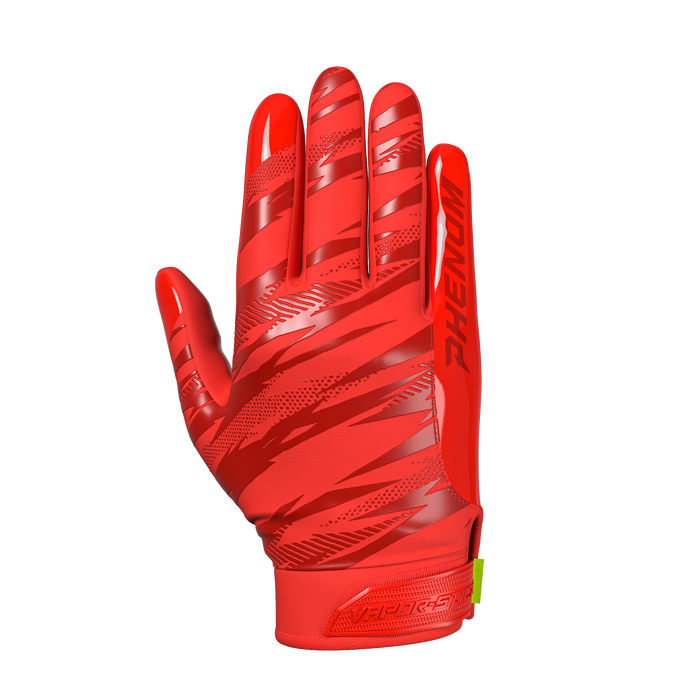 Phenom Elite Red Football Gloves