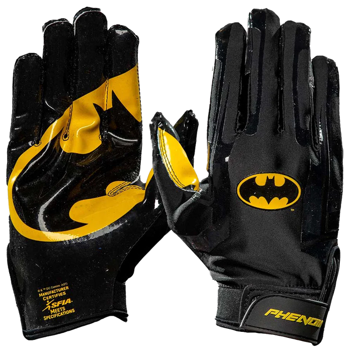 The Batman Football Gloves - VPS1 by Phenom Elite