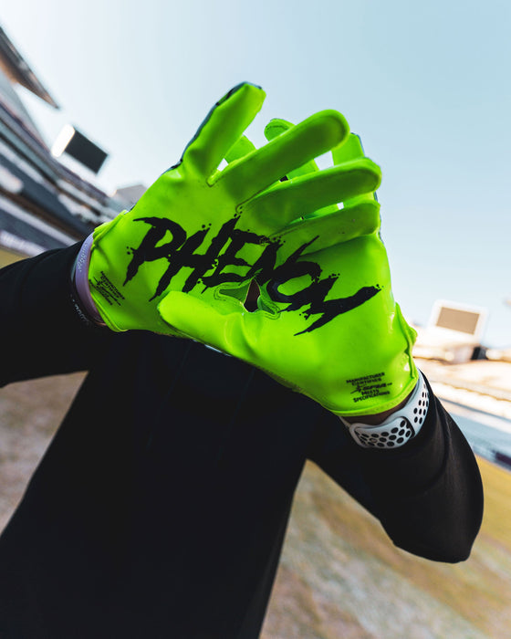 Rick and Morty Football Gloves - VPS1 by Phenom Elite