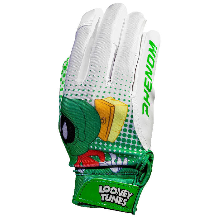 Looney Tunes Football Gloves - Marvin the Martian - VPS4 by Phenom Elite