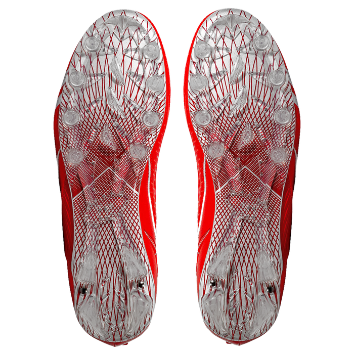 Quantum Speed: Football Cleats - Red - Team Colors