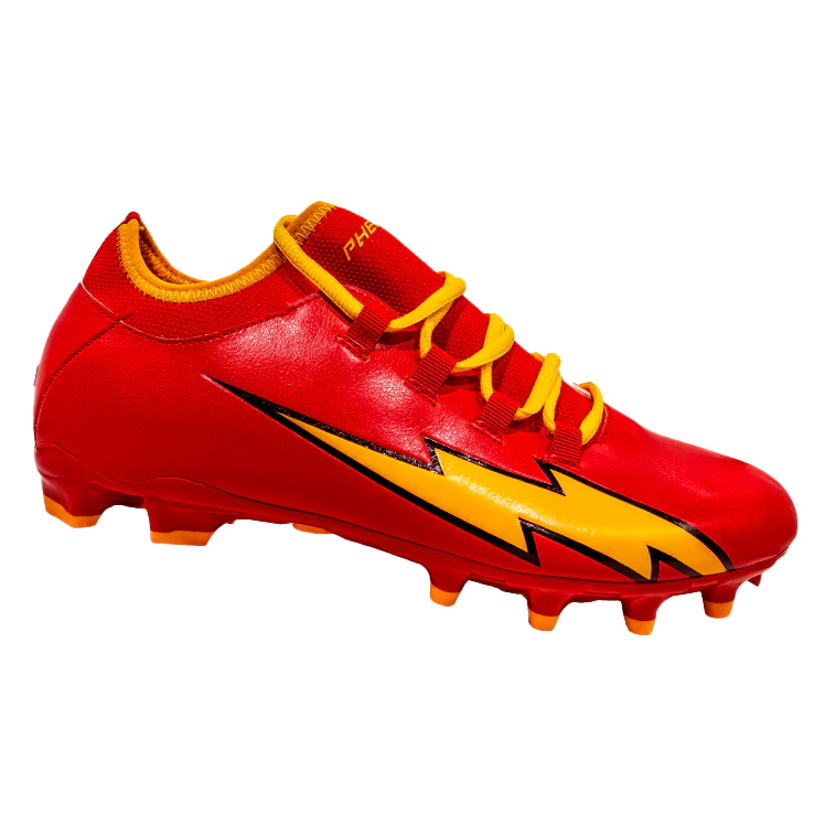 Red and gold football cleats online