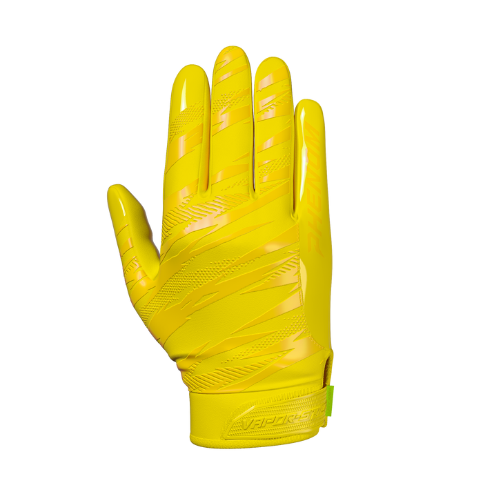 Phenom Elite Yellow Football Gloves VPS4 Pro Label Edition Rocksolid