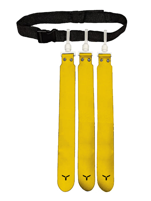 Popper Flag Belts - Yellow (2 OR 3 FLAGS PER BELT)