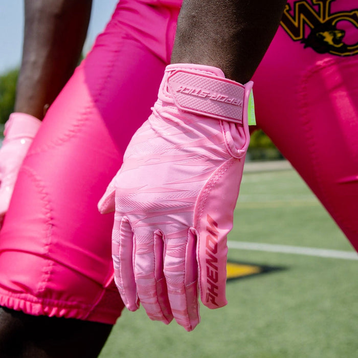 Phenom Elite Pink Football Gloves - VPS4 - Pro Label Edition